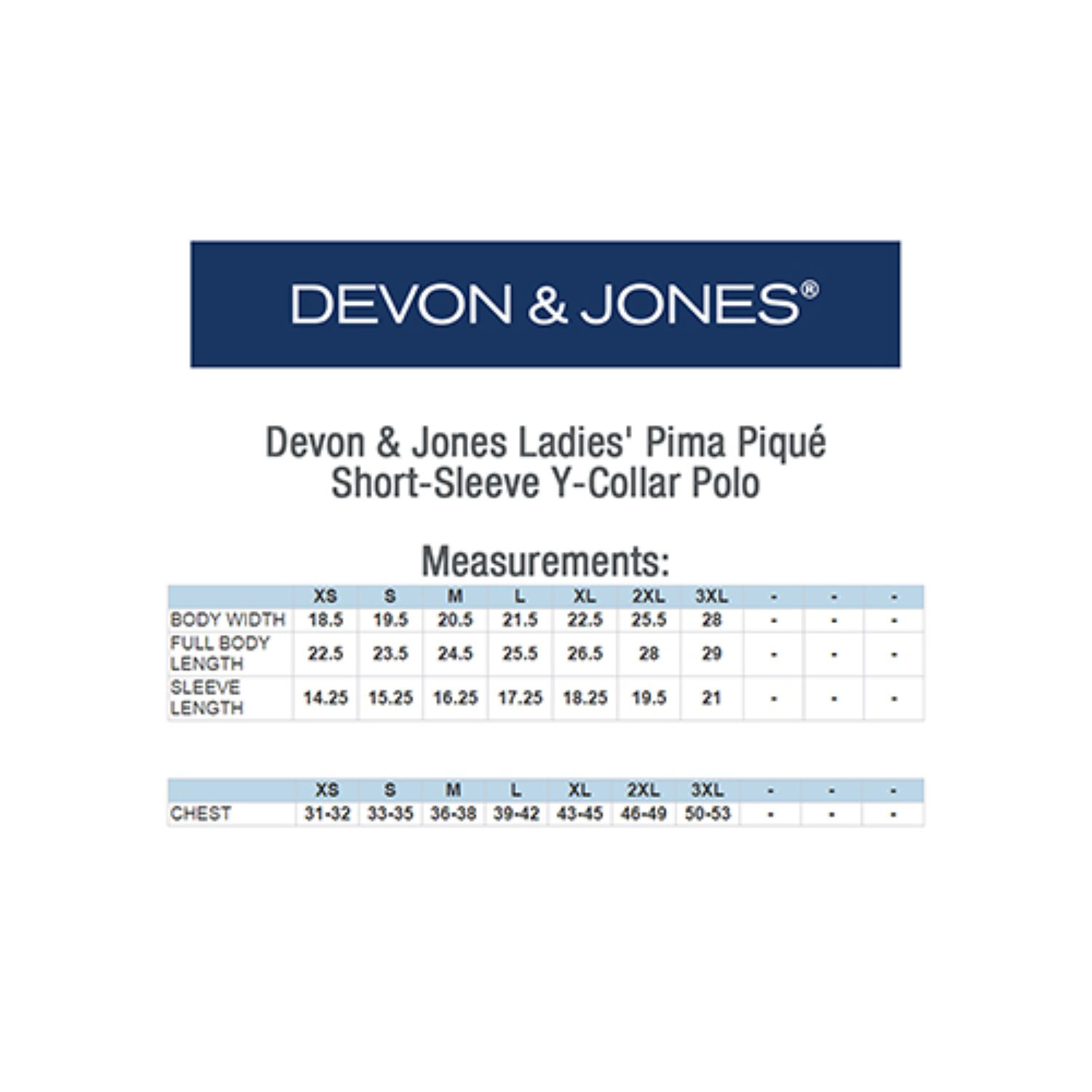 Devon & Jones Y-Collar 100% Peruvian Pima cotton Ladies Polo Shirts 3