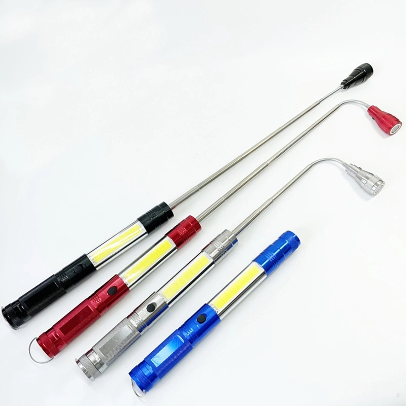 Telescopic Magnetic COB LED Flashlight w/Sidelight 2
