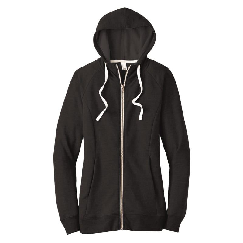 District Women's Perfect Tri French Terry Full-Zip Hoodie. 13