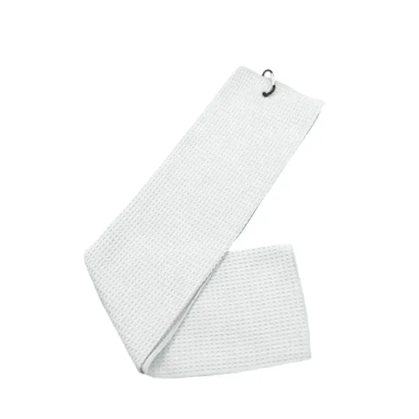 Quick-Dry Microfiber Golf Towel with Carabiner 2