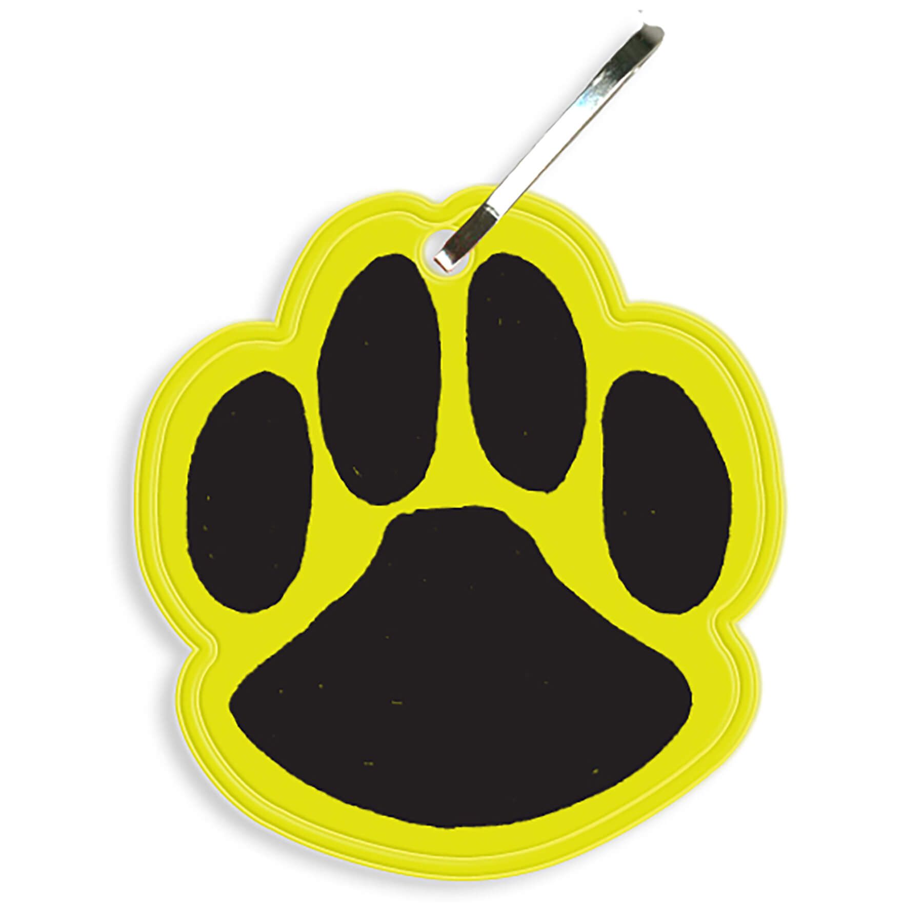Paw Print Reflective Zipper Pull 24