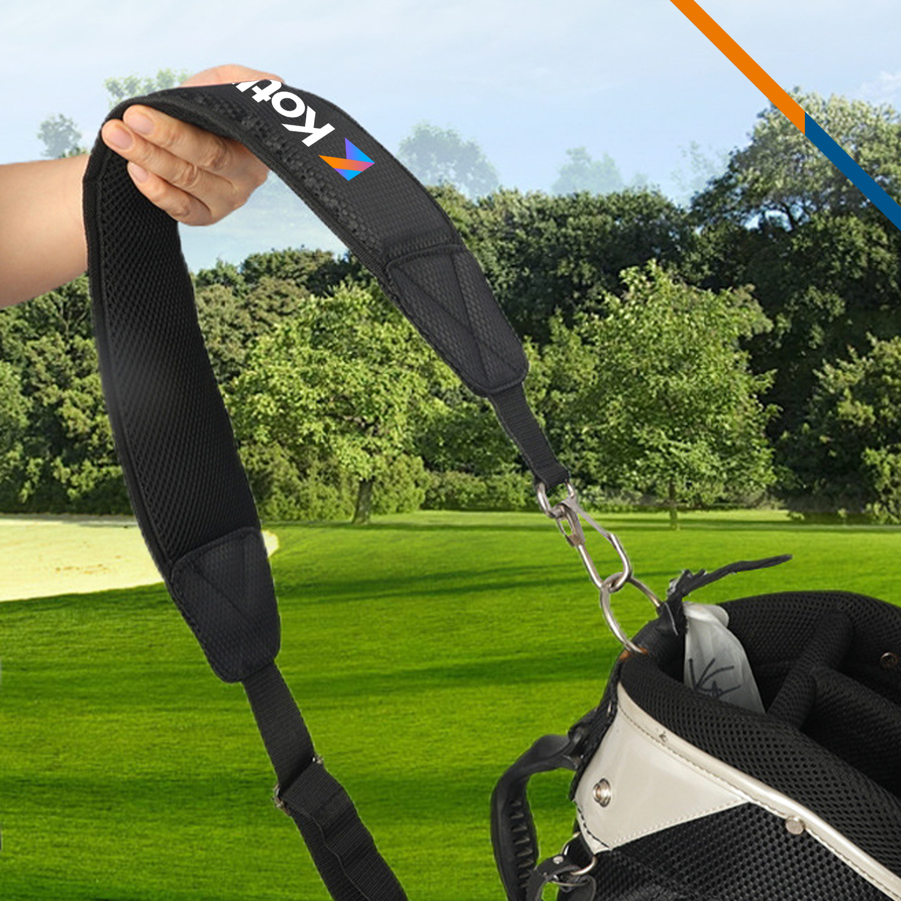 Lexio Adjustable Single Shoulder Golf Bag Strap 2