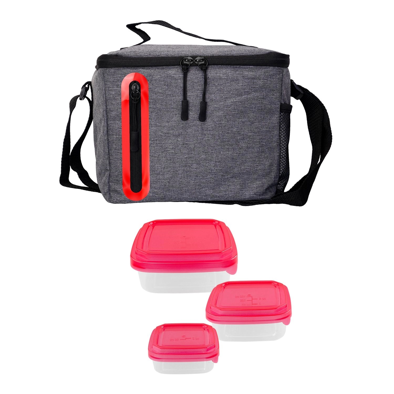Portion Control Oval Cooler Lunch Set 8
