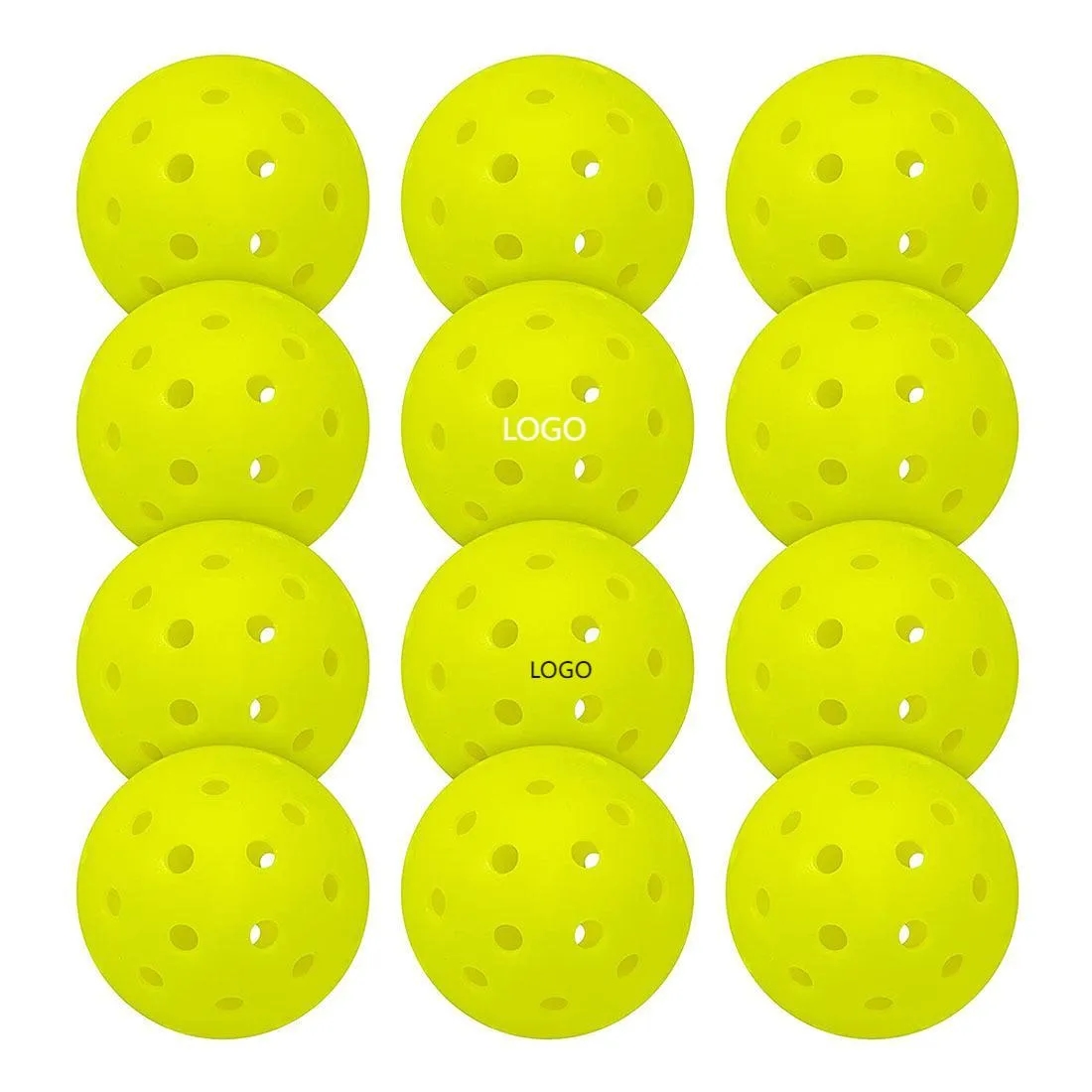 Seamless Inside 40 Holes  Pickleball Balls For Outdoor 3