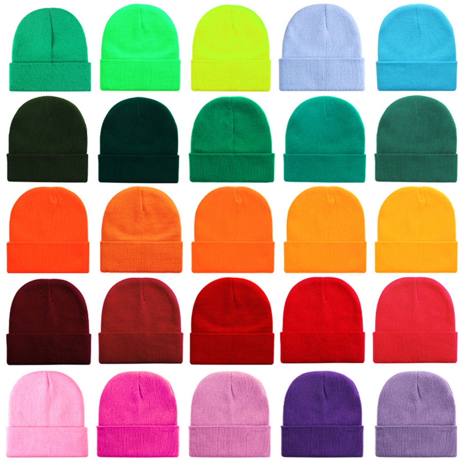 Custom Embroidery Knit Beanie Hat 2