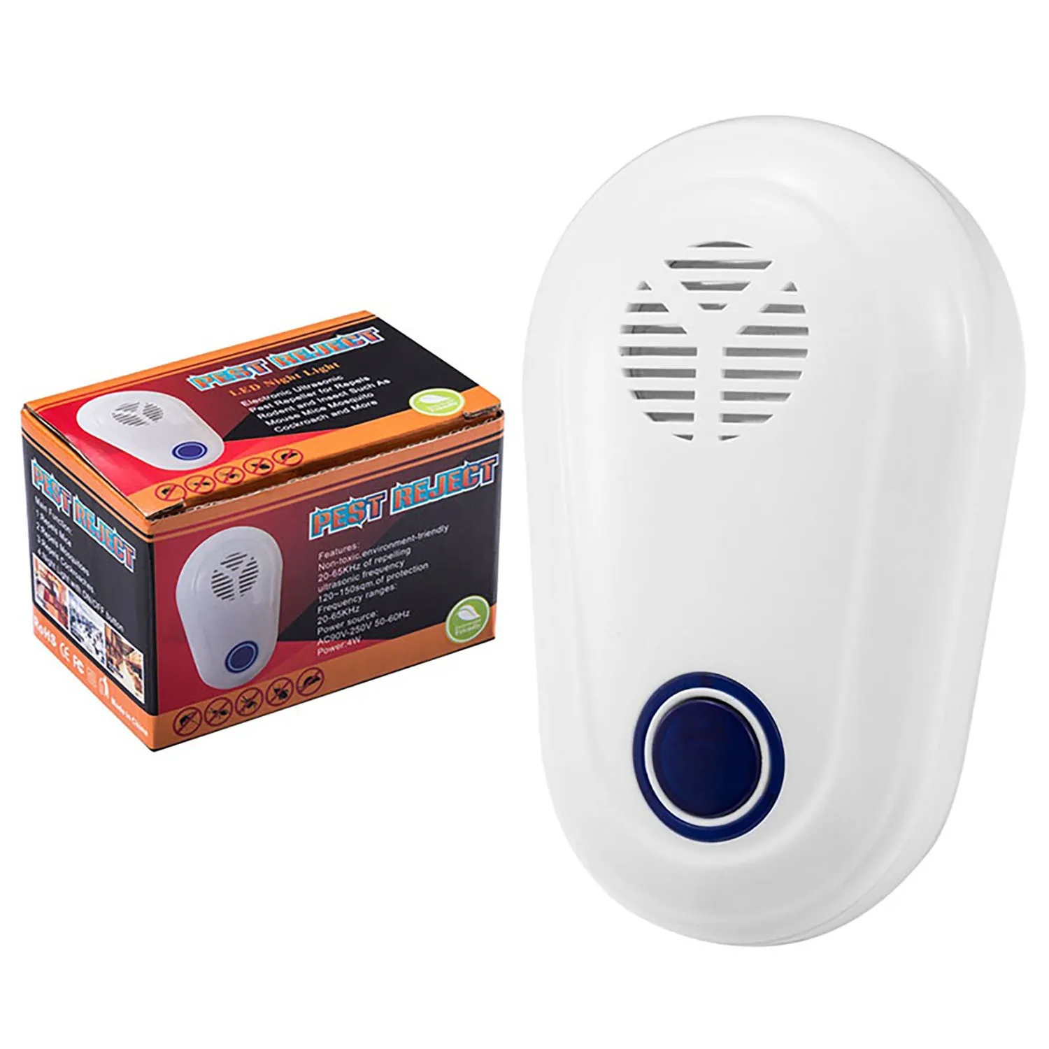 Ultrasonic Mosquito Repellent, Pest Repeller, Electronic Plu 2
