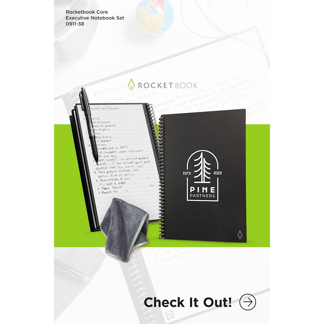 Rocketbook Core Executive Notebook Set 100