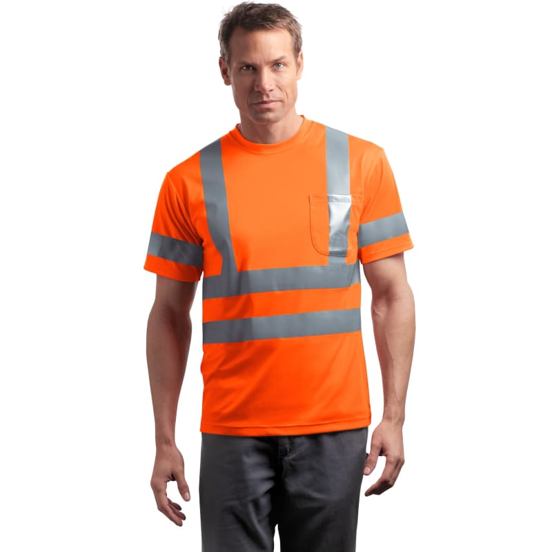 CornerStone - ANSI 107 Class 3 Short Sleeve Snag-Resistant Reflective T-Shirt. 2