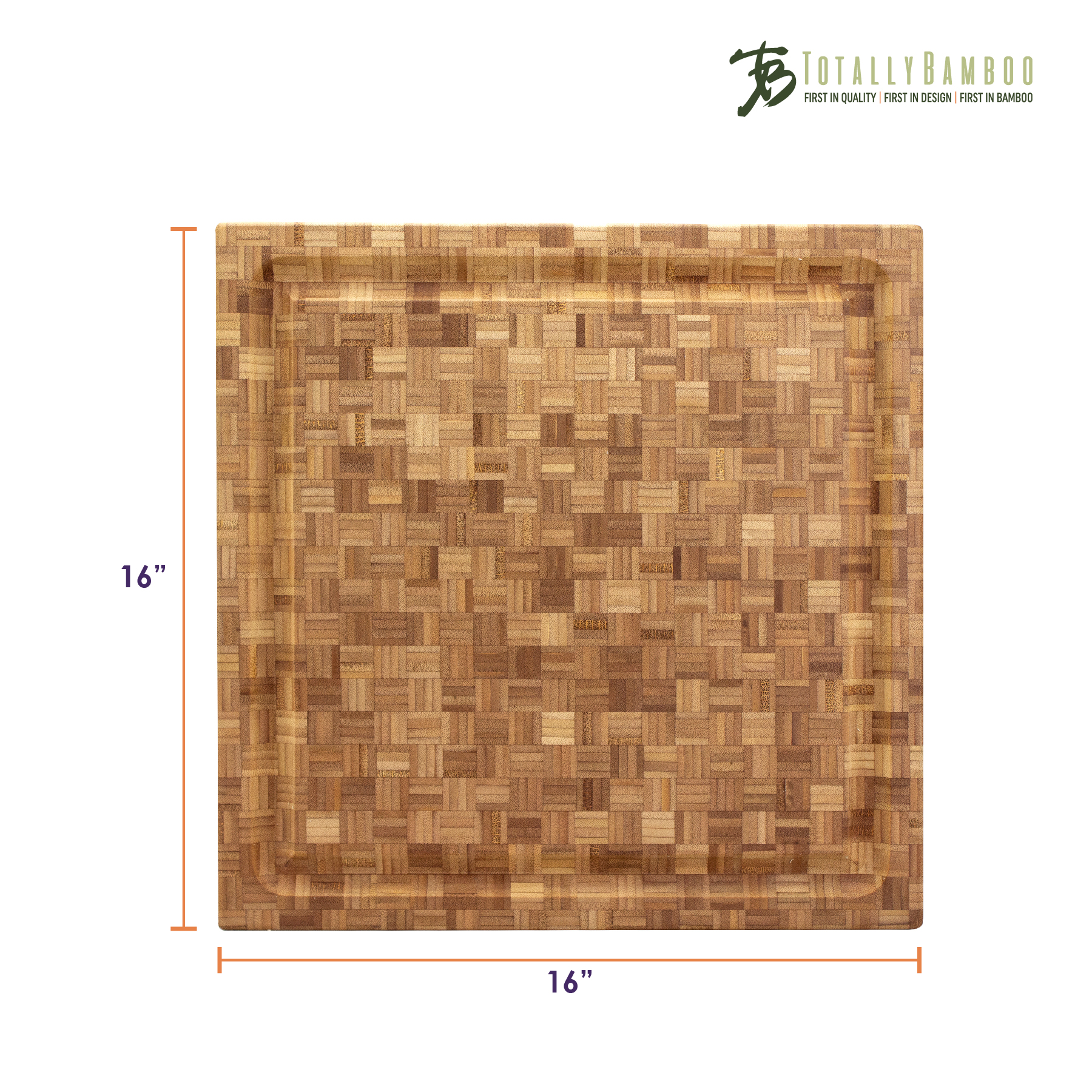 Pro Board Bamboo Carving and Cutting Board with Juice Groove 7