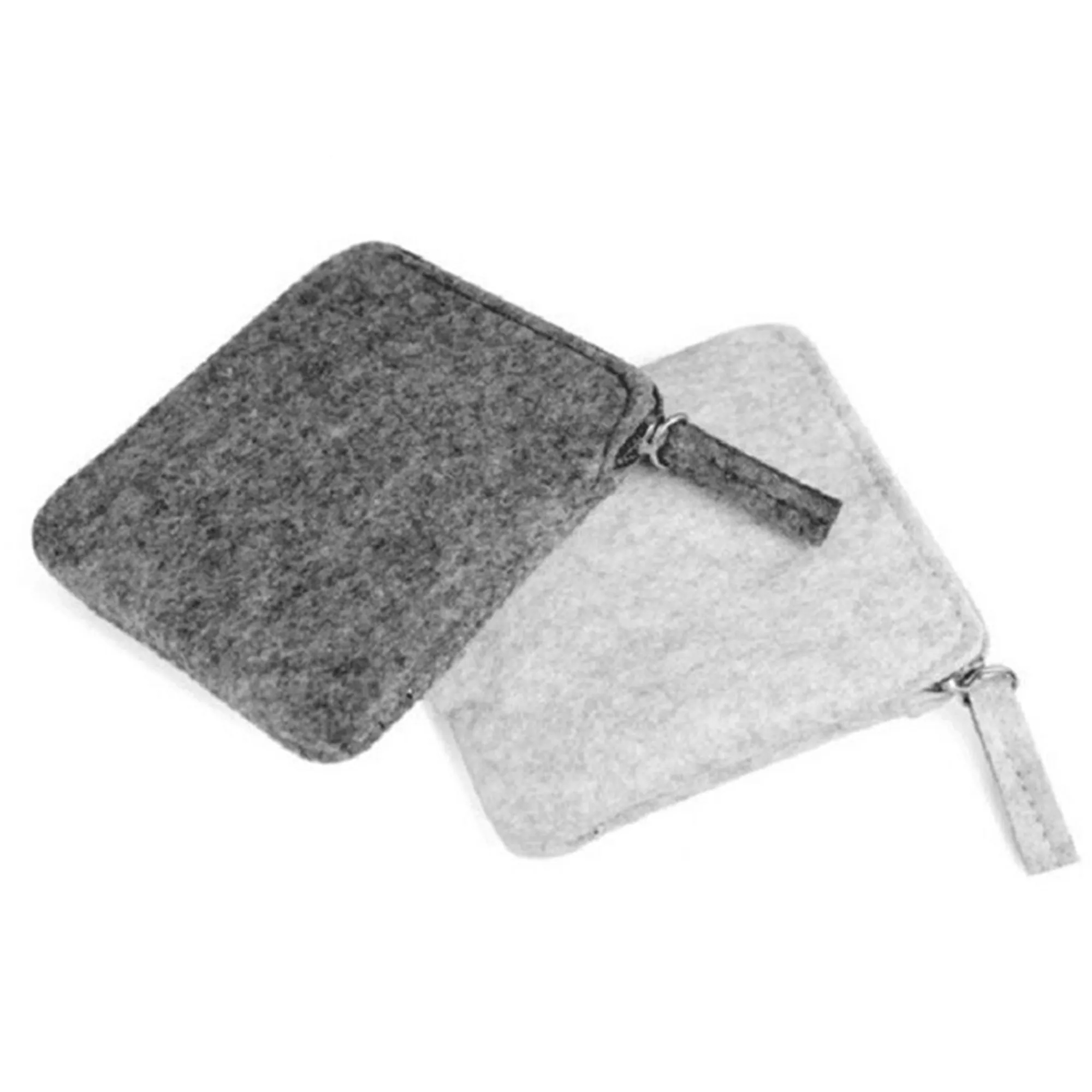Zippered Felt Coin Purse 8