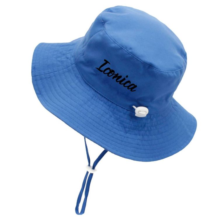Kids Wide Brim Bucket Hat 2