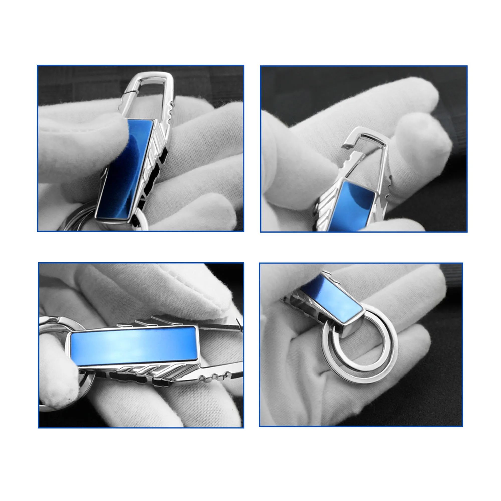 Metal Car License Plate Keychain Gift 3