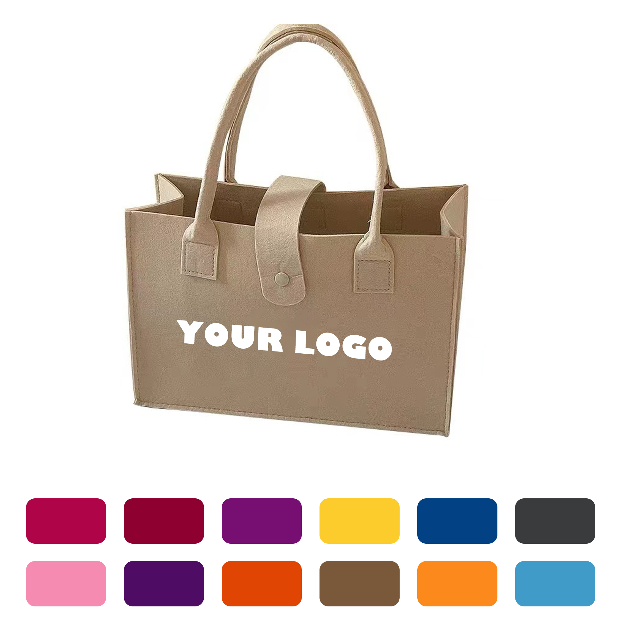 MOQ50 Felt Tote Bag 1