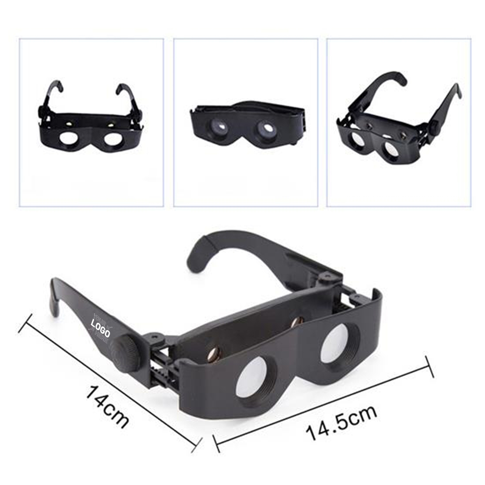 Adjustable ABS Focus Glasses Telescope Magnifier Binoculars 2