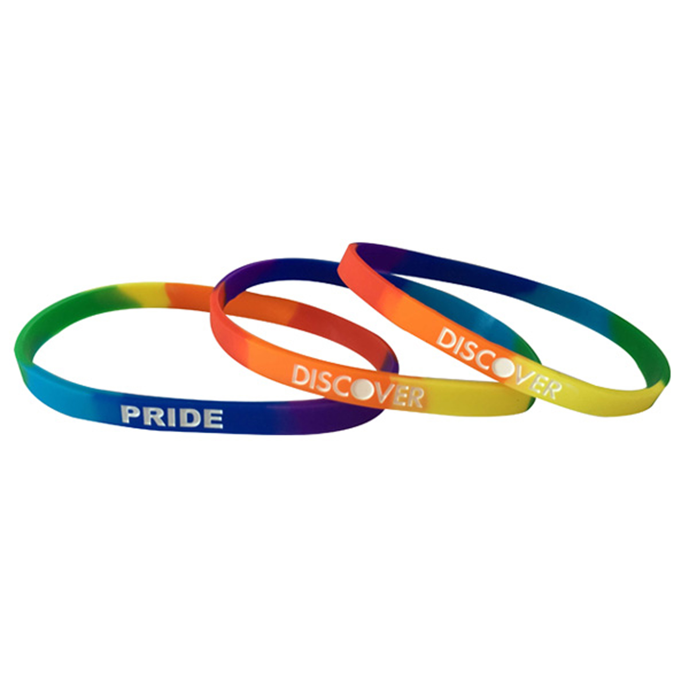 Deboss-Fill Silicone Wristbands 39
