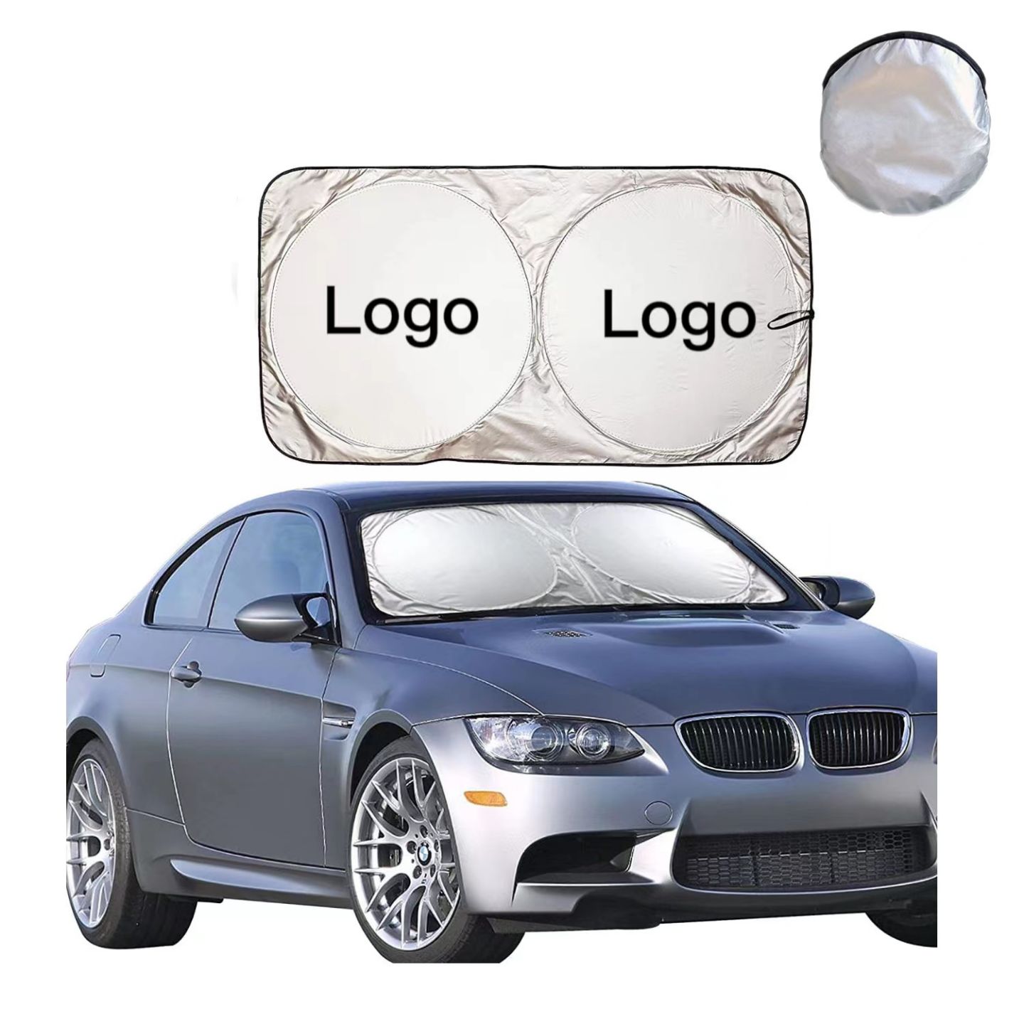 Double Circle Car Sun Shade 2