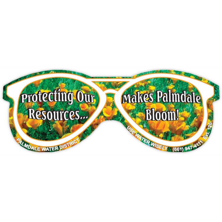 Vinyl Label Full Color (3.875"x1.5") Glasses