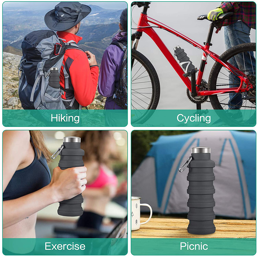 Silicon Collapsible Water Bottle 1