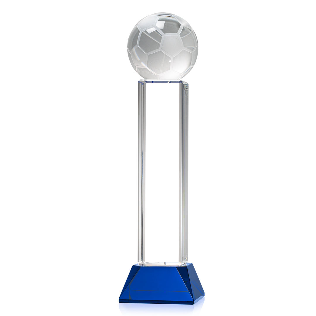 Soccer Ball VividPrint™ Award on Stowe - Blue 9