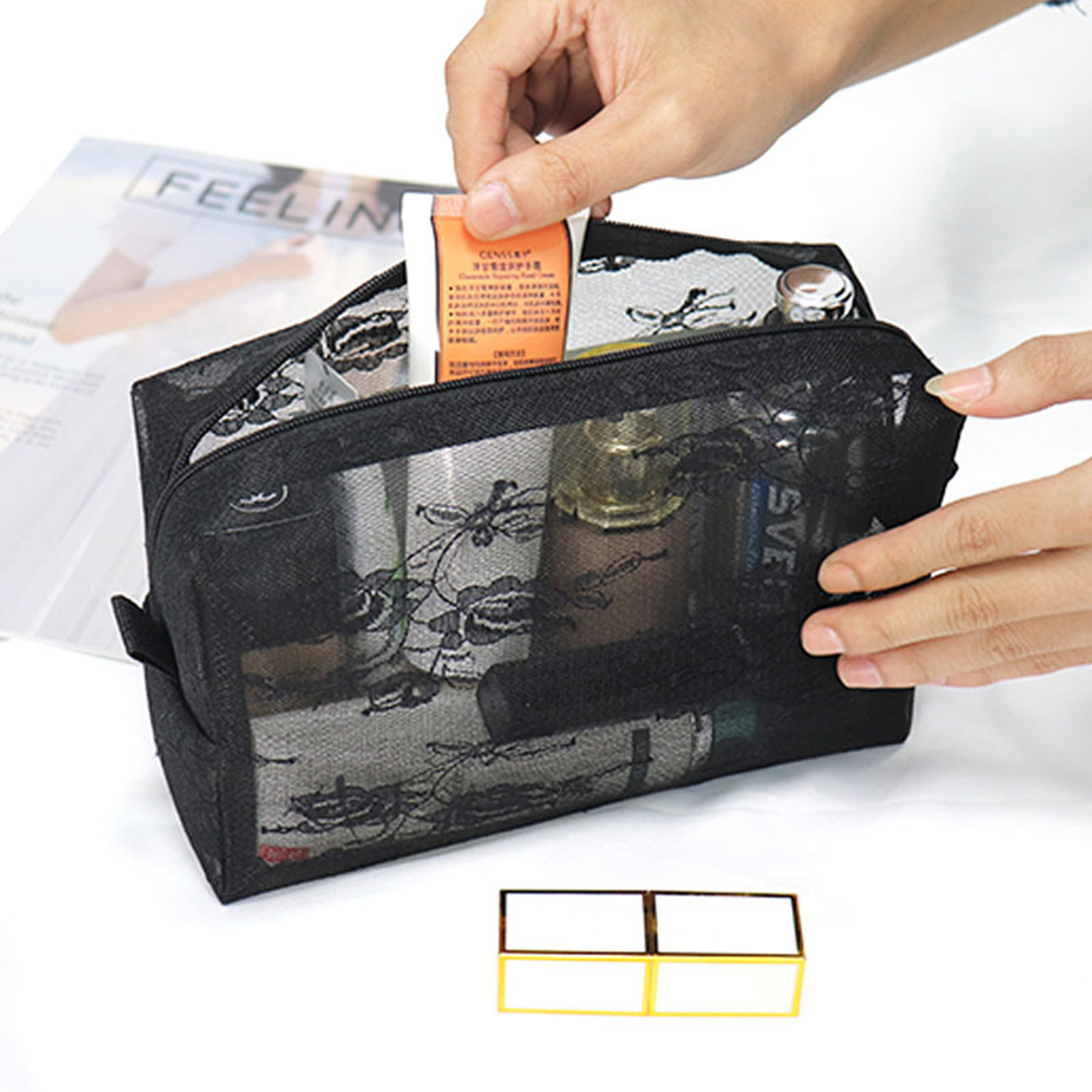 Mesh Pouch Cosmetic Bag 3