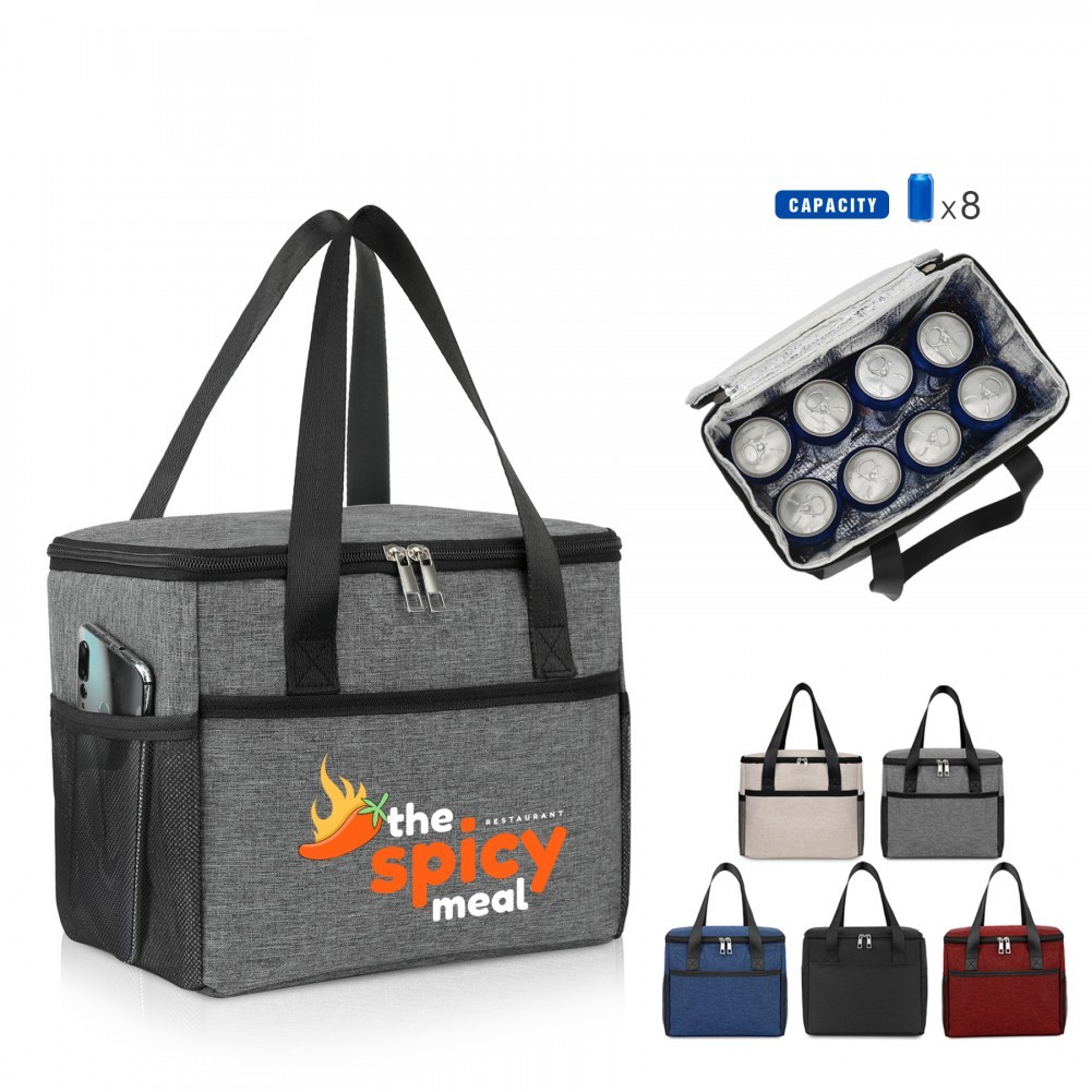 8 Can Insulated Soft Cooler Lunch Bag 4