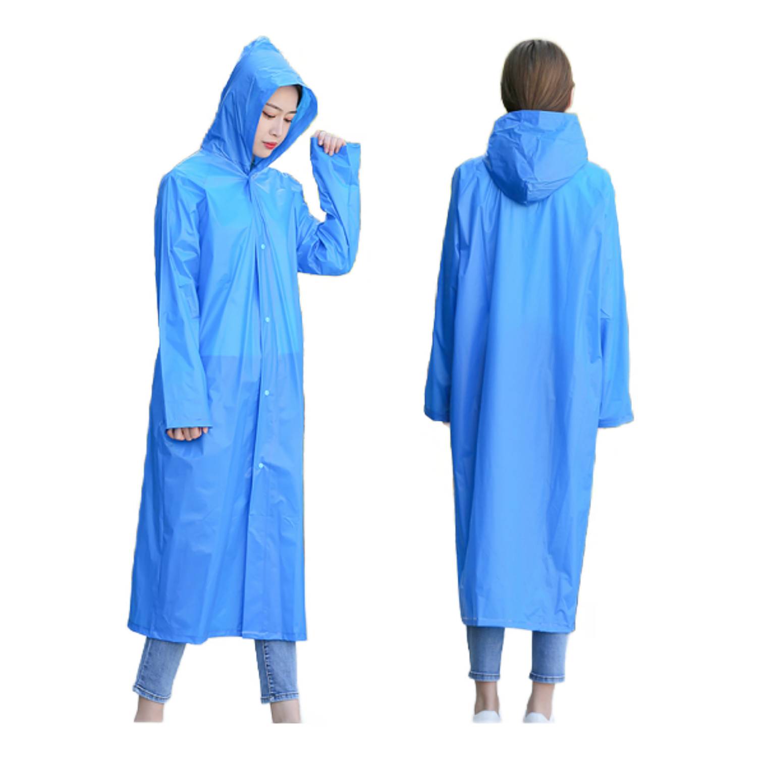 Reusable Raincoat with Hood 6