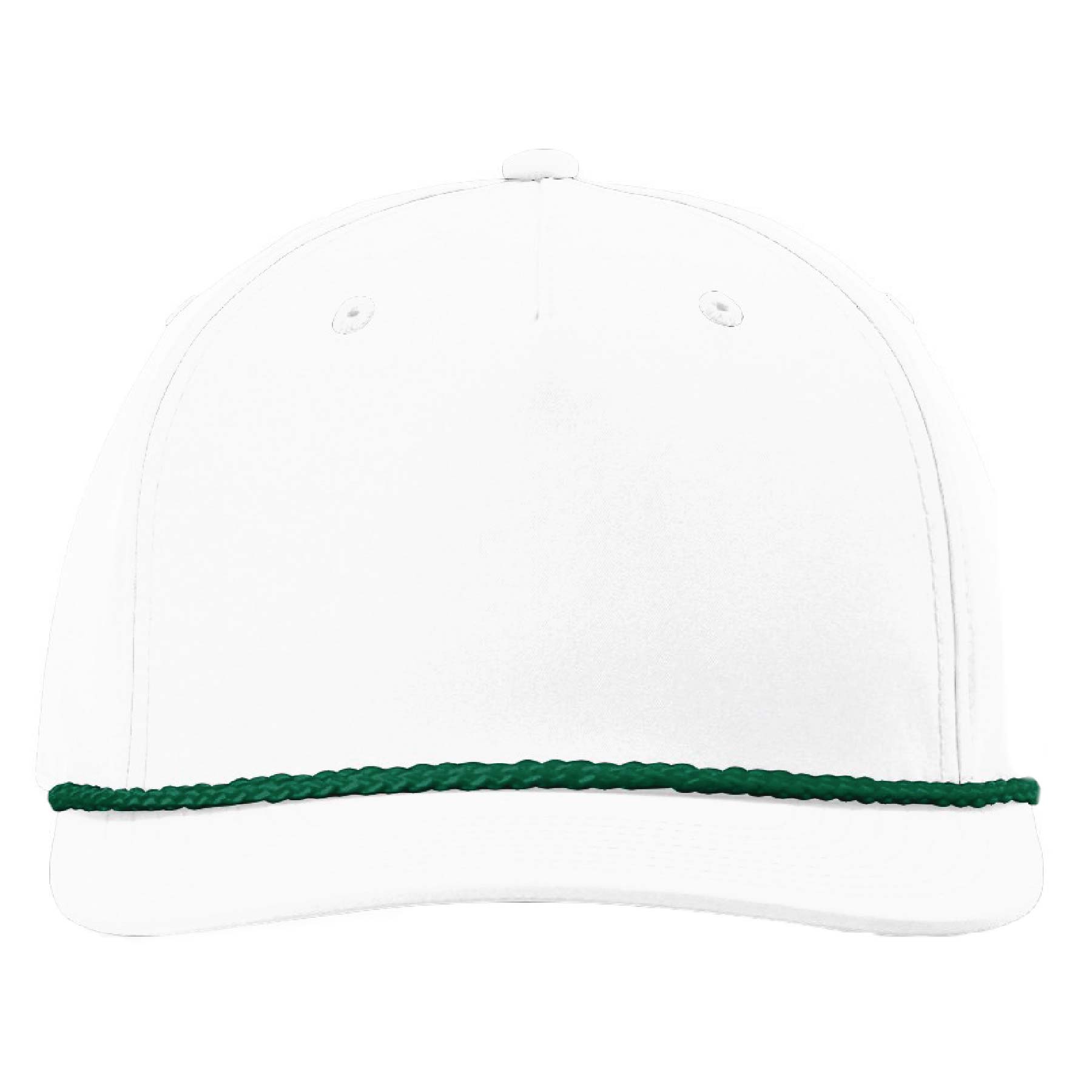Richardson #258 Five Panel Rope Cap w/Leatherette Adhesive Patches or Embroidery 4