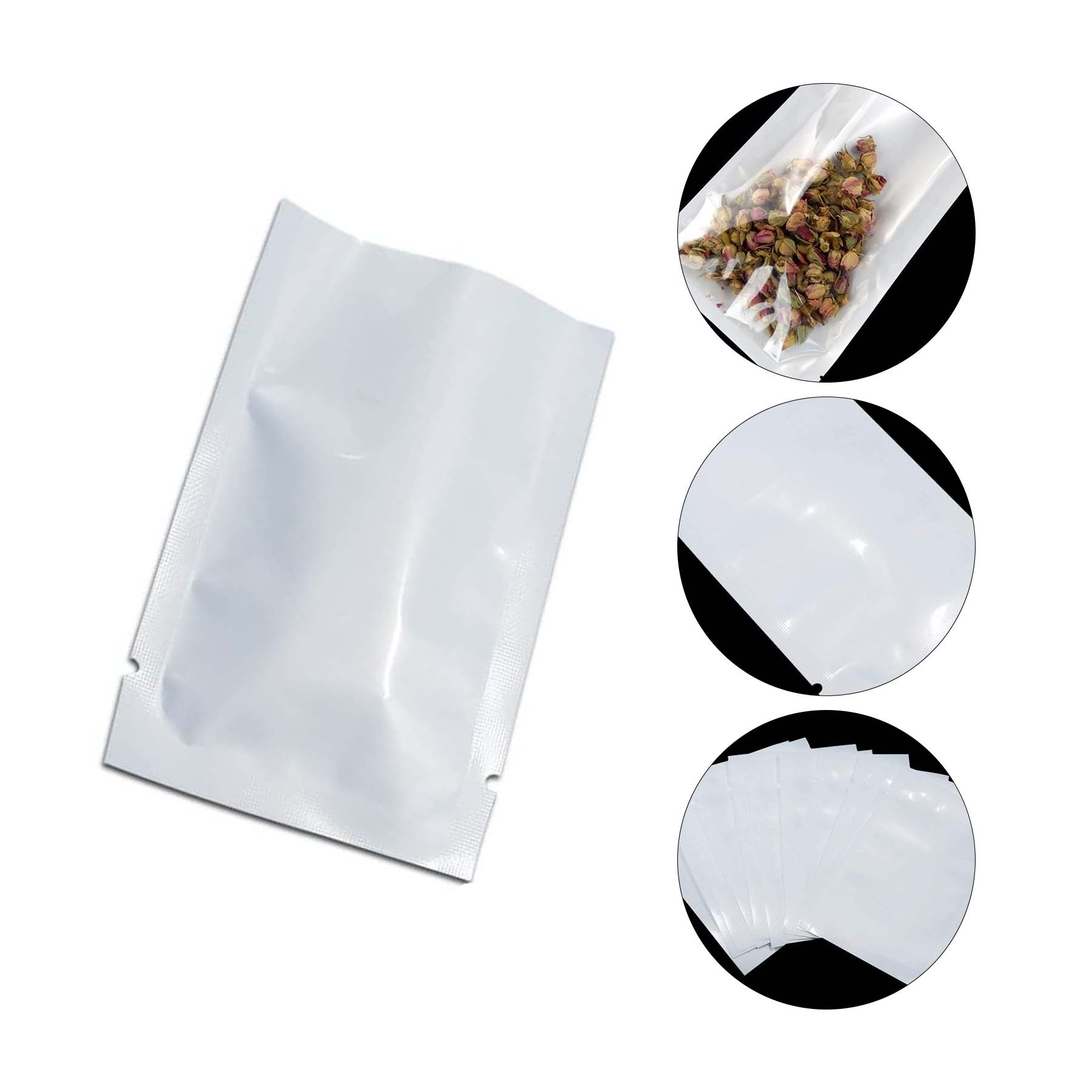 White Clear Plastic Vacuum Bag 2