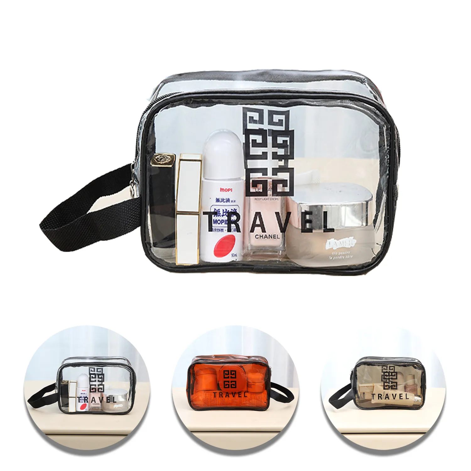 Portable PVC Waterproof Cosmetic Bags 2