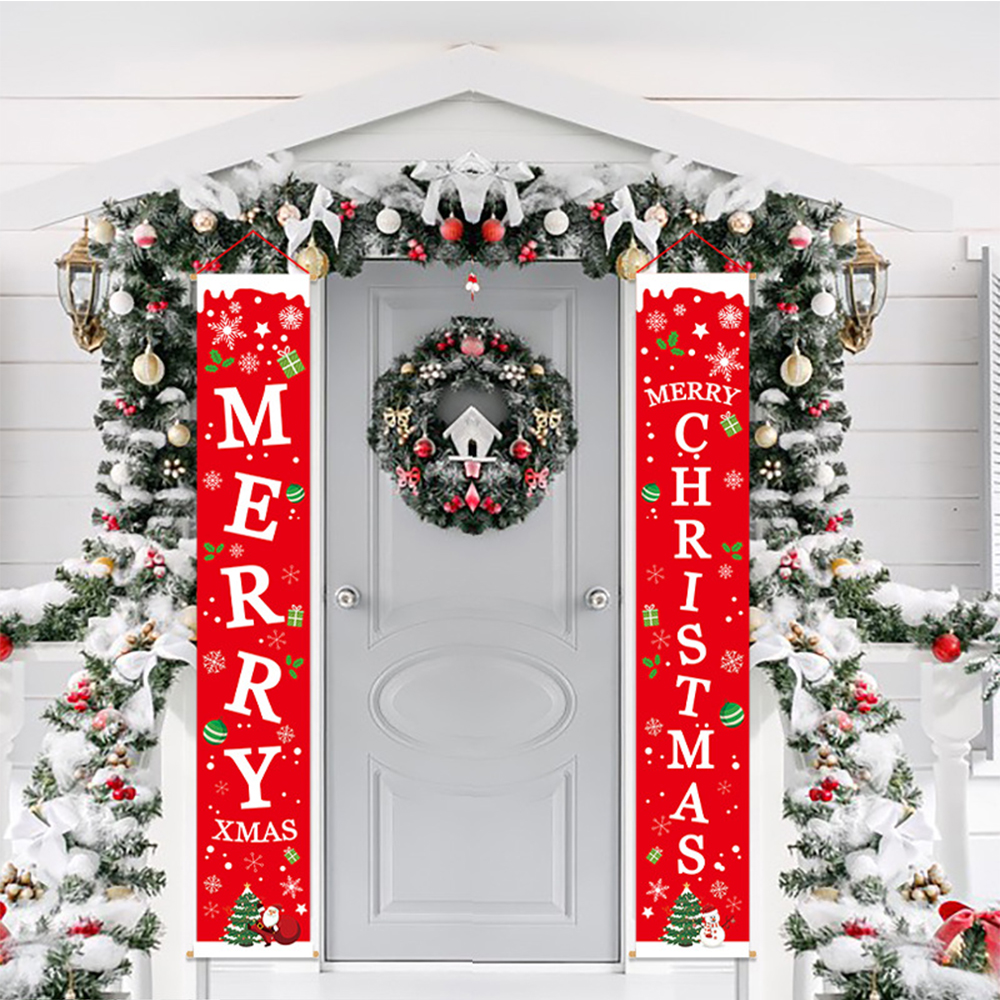 Christmas Letters Door Curtain 2