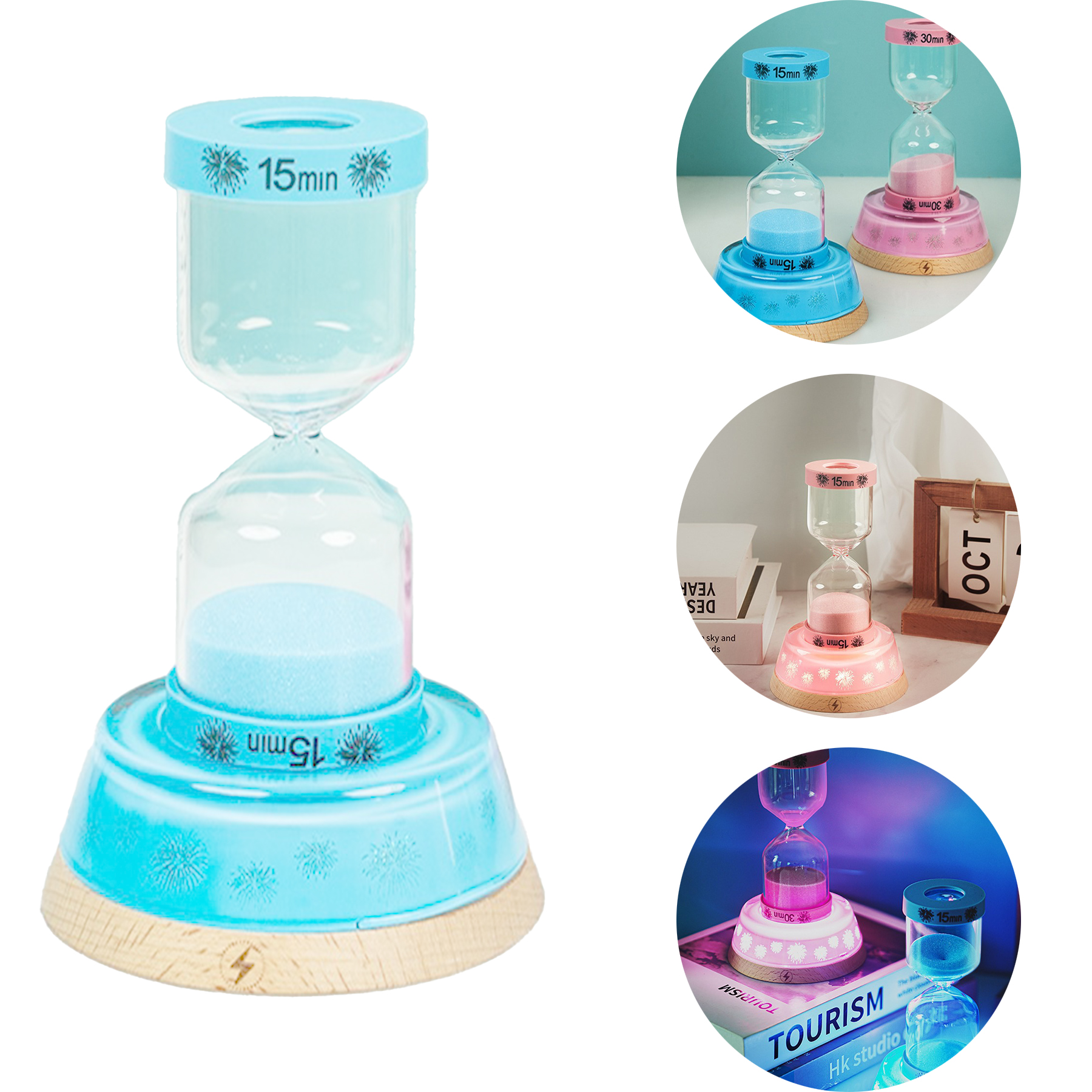 Hourglass night light 2