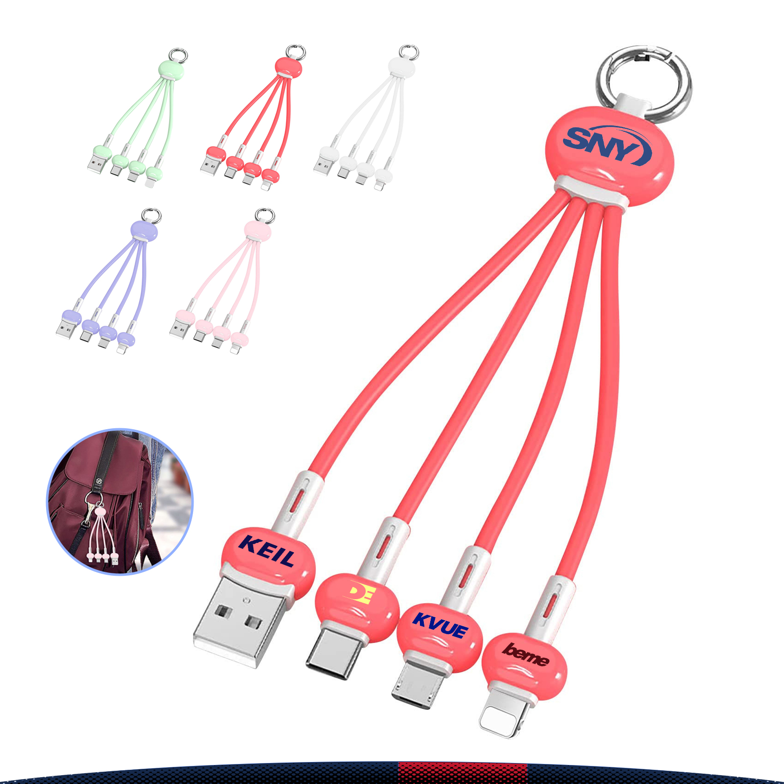 Kia 3in1 Charging Cable 4