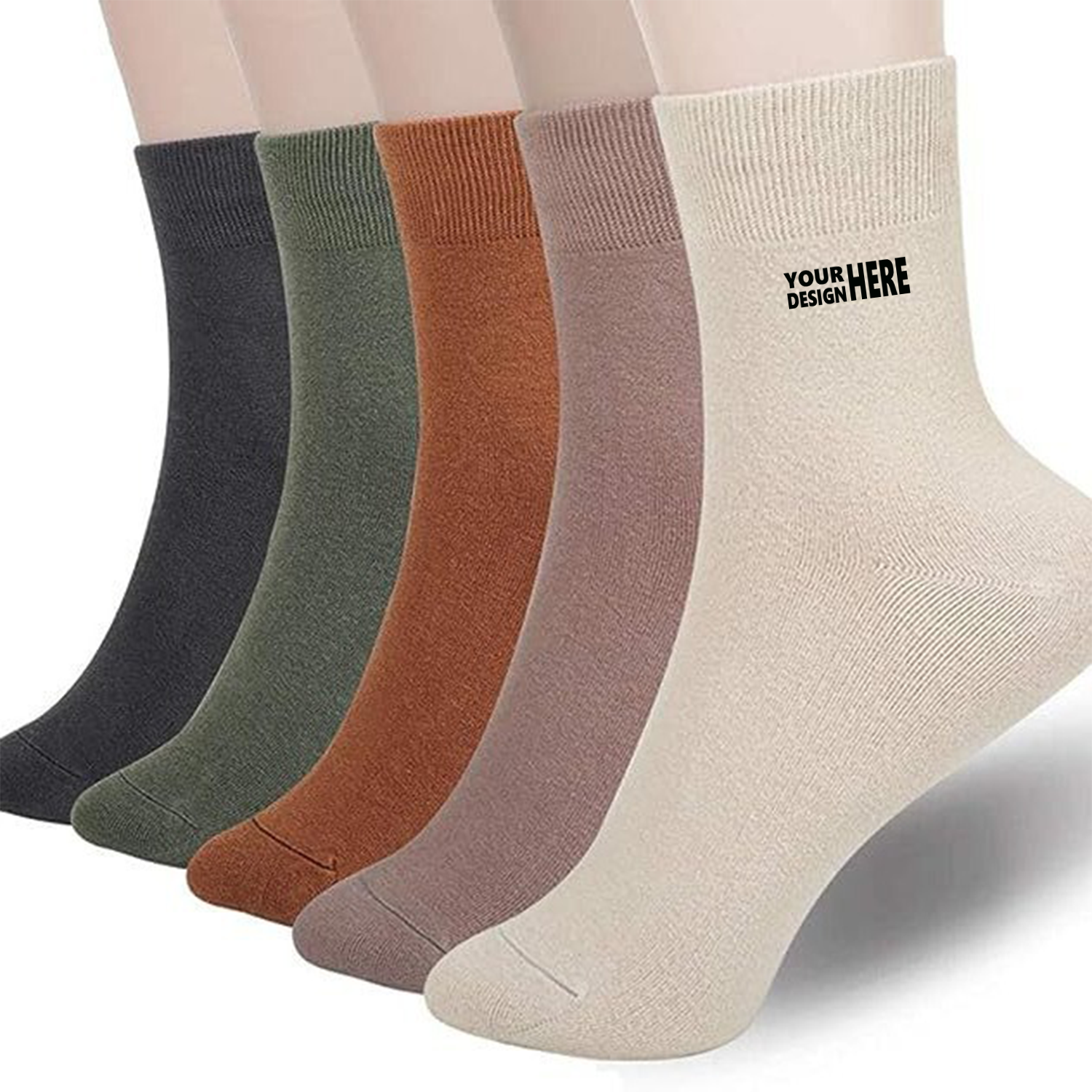 Seamless Cotton Blend Socks for Everyday Comfort 1