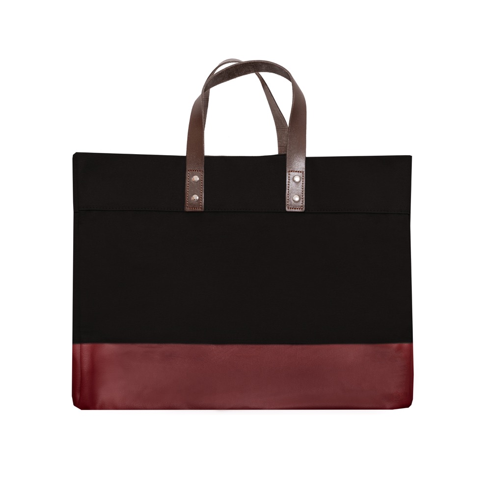 18 oz Venice Tote with Leather Handles 9