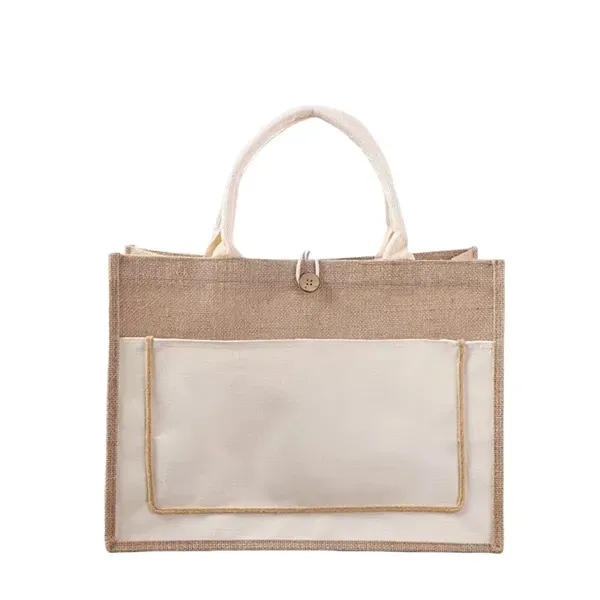 Reusable Jute Tote Bag 6