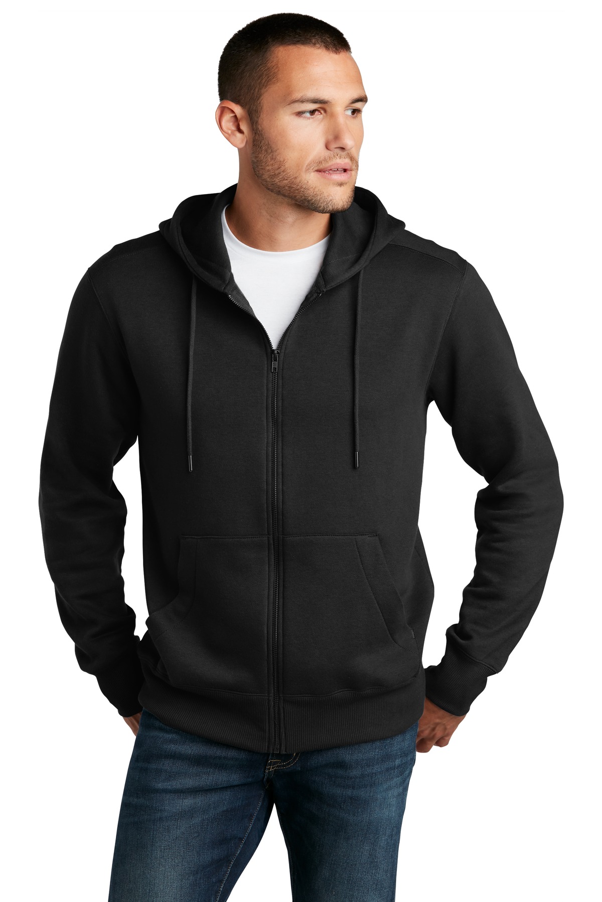 District® Perfect Weight Fleece Full-Zip Hoodie 30