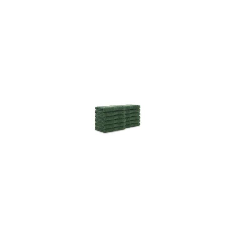 100% Cotton Washcloths - 12x12 Green 2