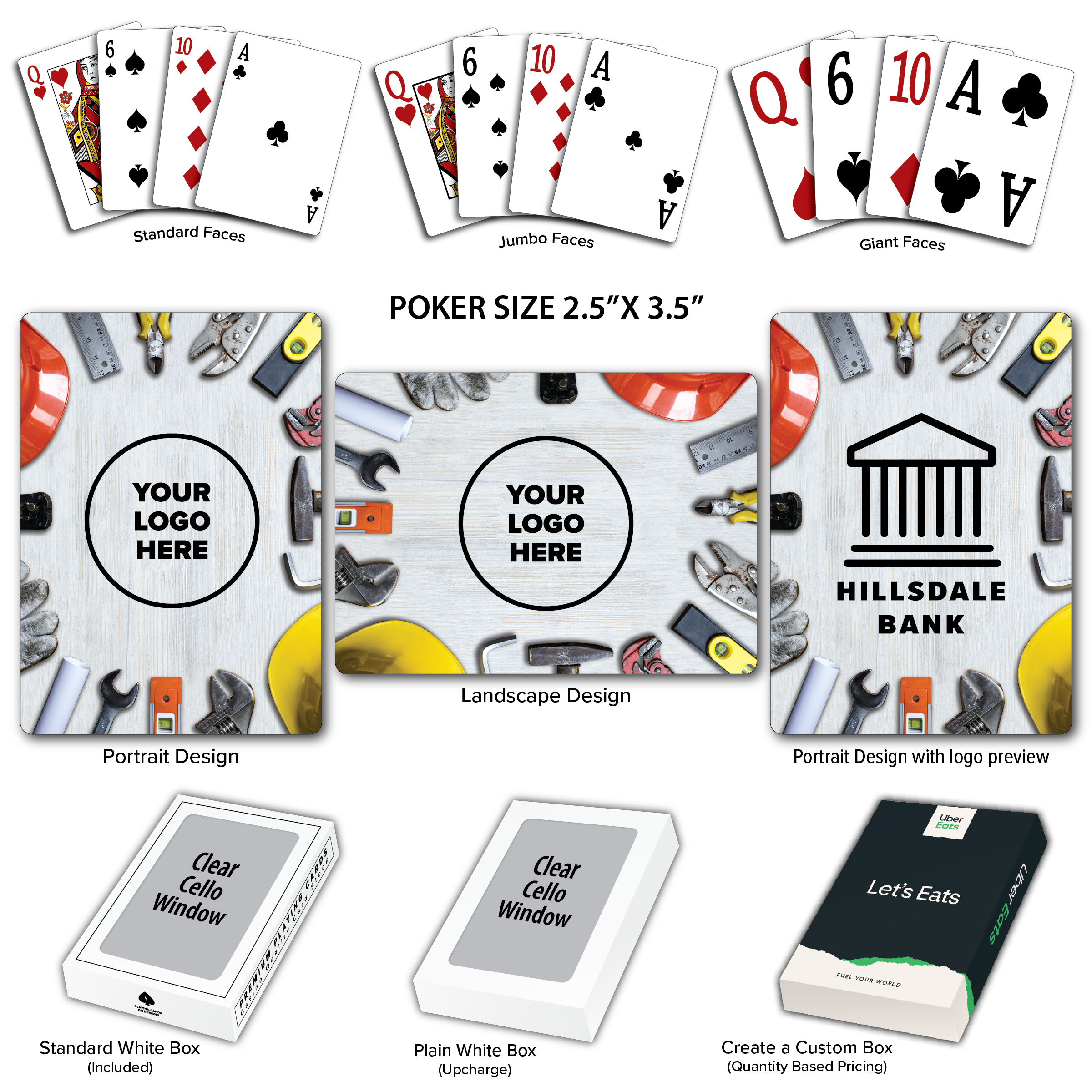 Construction Theme Poker Size Playing Cards 1