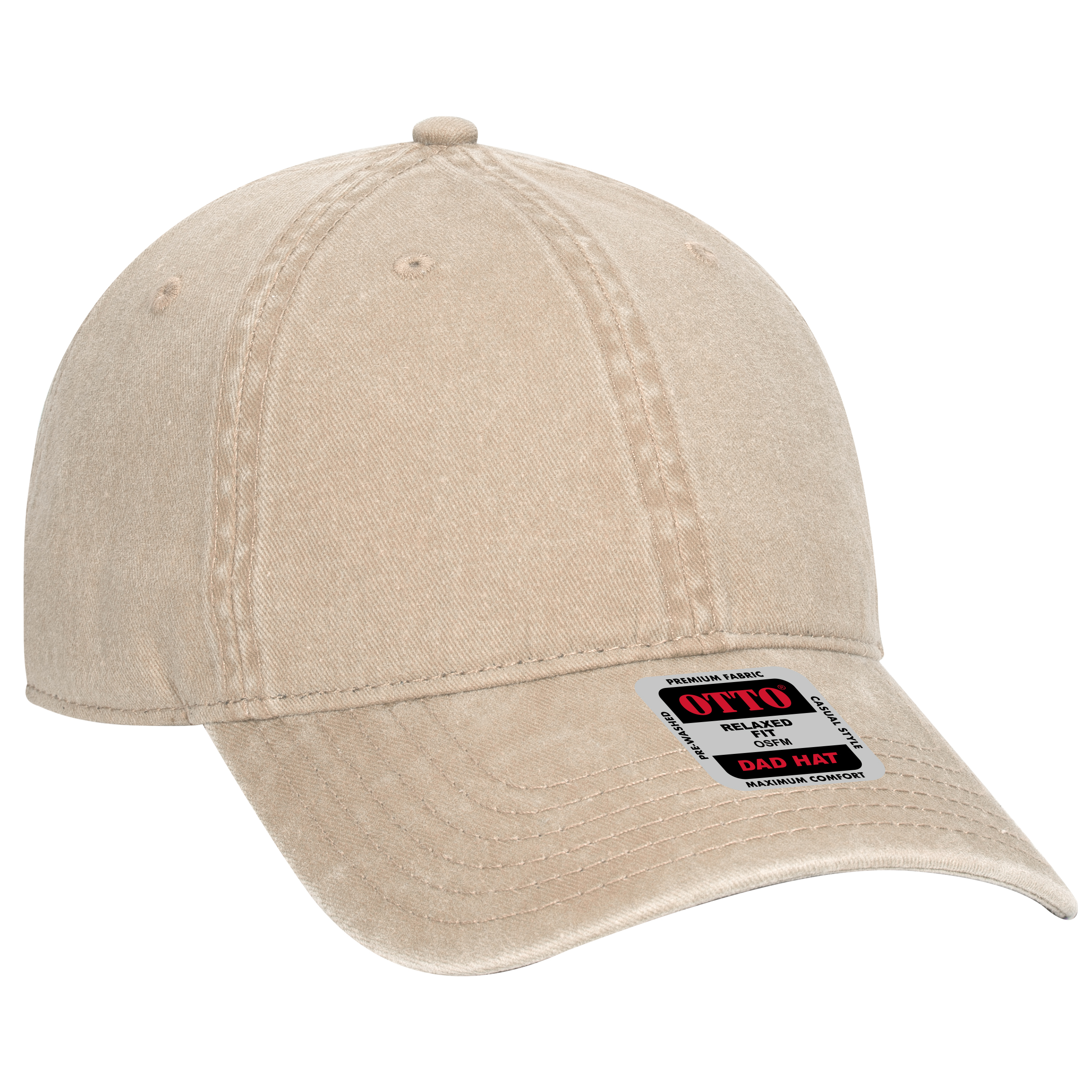 OTTO CAP 6 Panel Low Profile Dad Hat 22