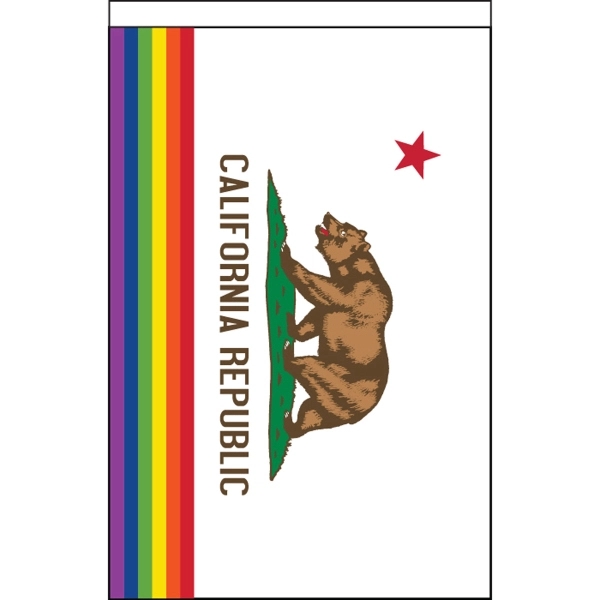 California Pride Deluxe Garden Flag 2