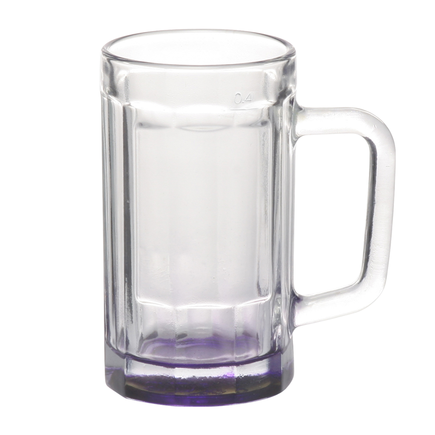 Lilah Glass Beer Mugs-15OZ 6