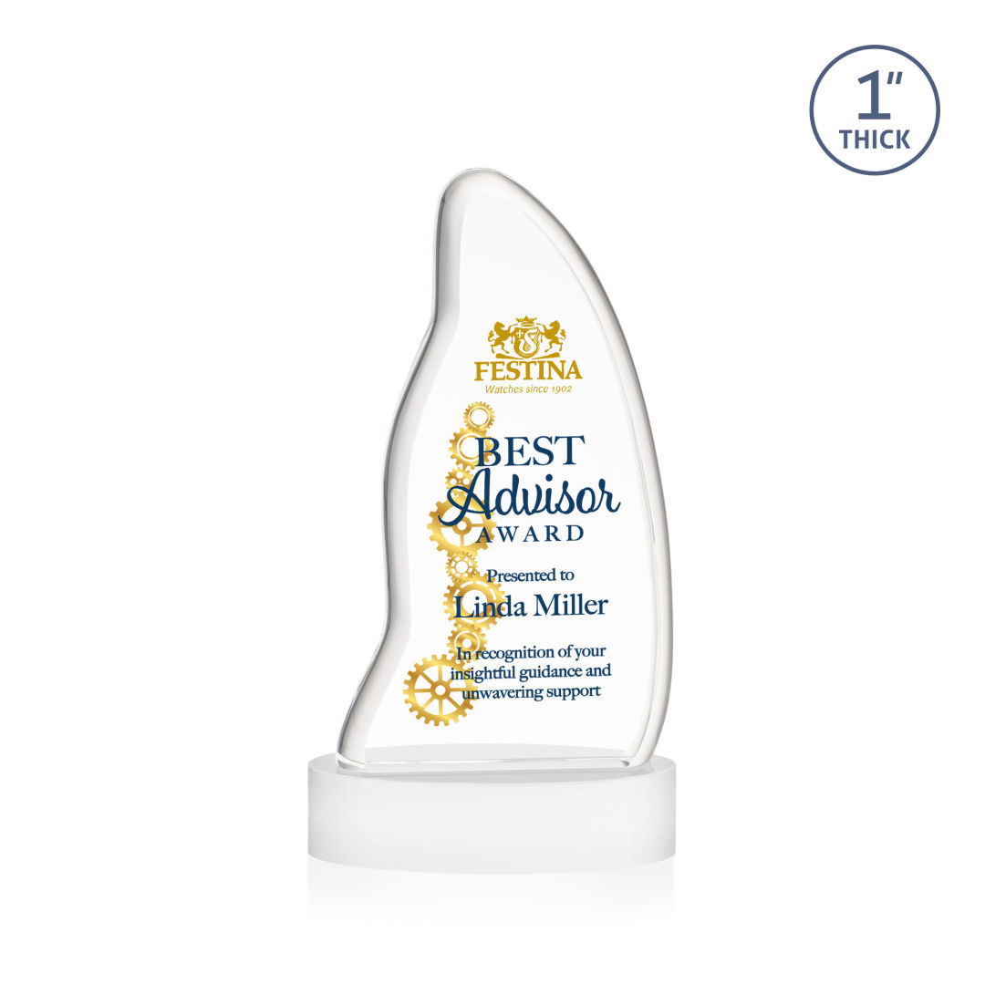 Beauford VividPrint™ Award on Base - White 5
