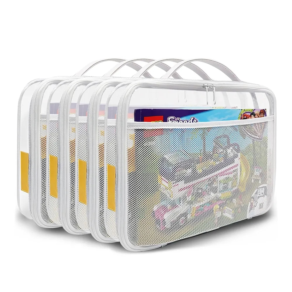 Toy Zippered Blocks Set Storage Bags 6