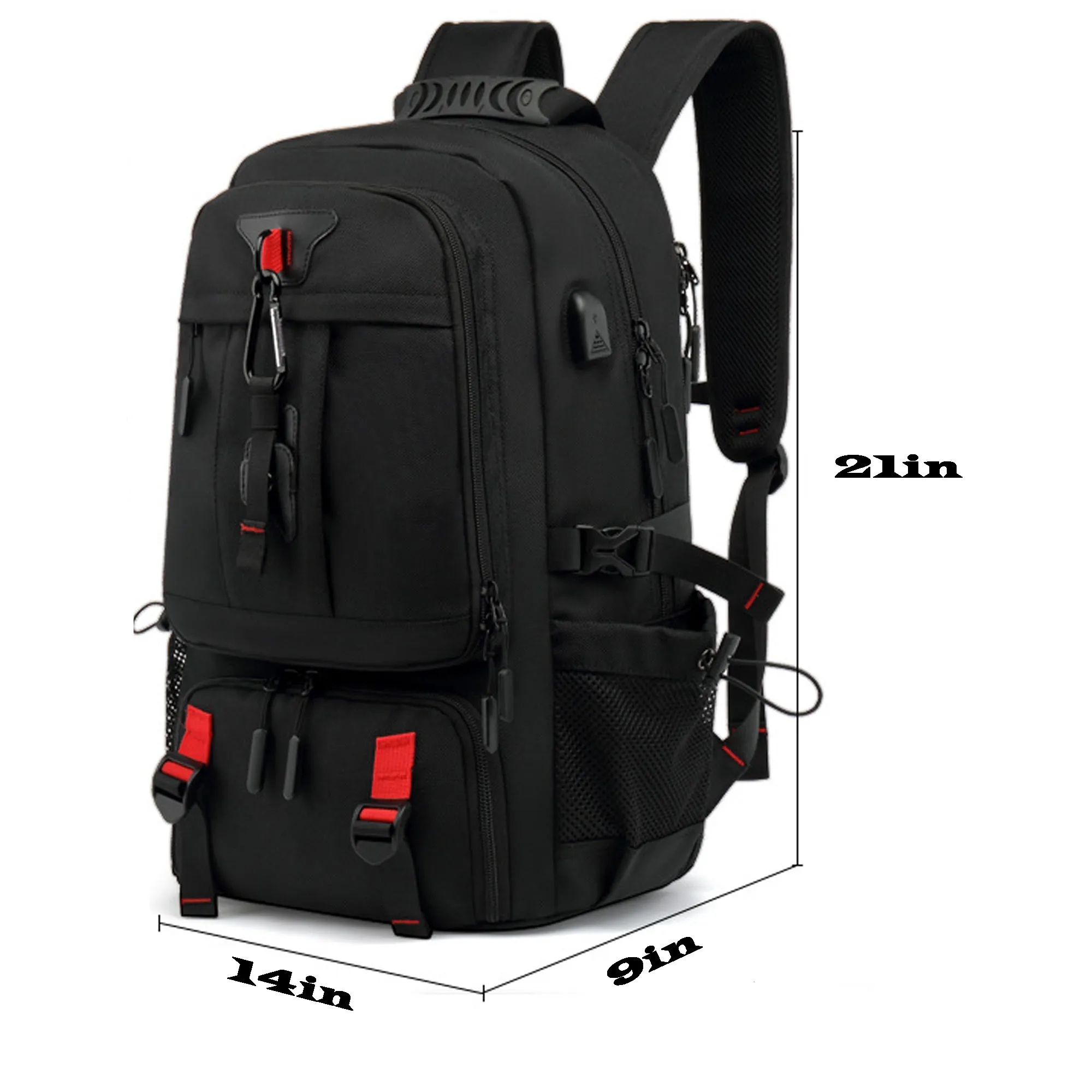 Extra Large Multifunctional Travel Laptop Backpack 3