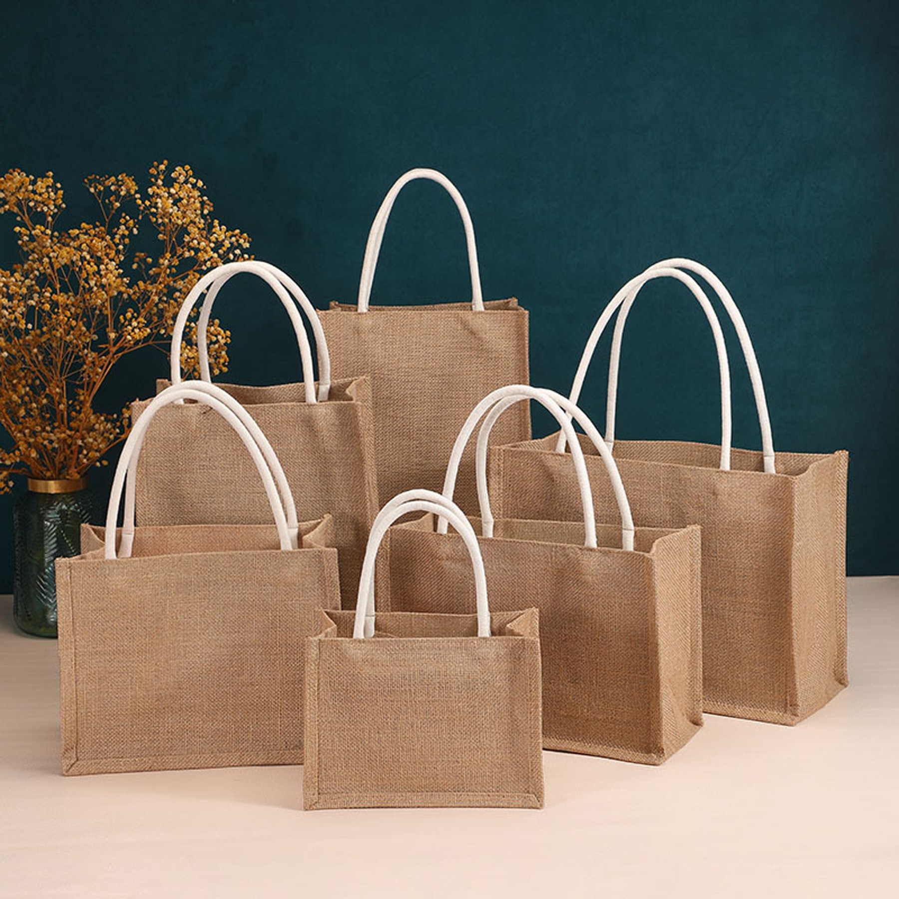 Environmentally Friendly Three-Dimensional Linen Tote Bag 1