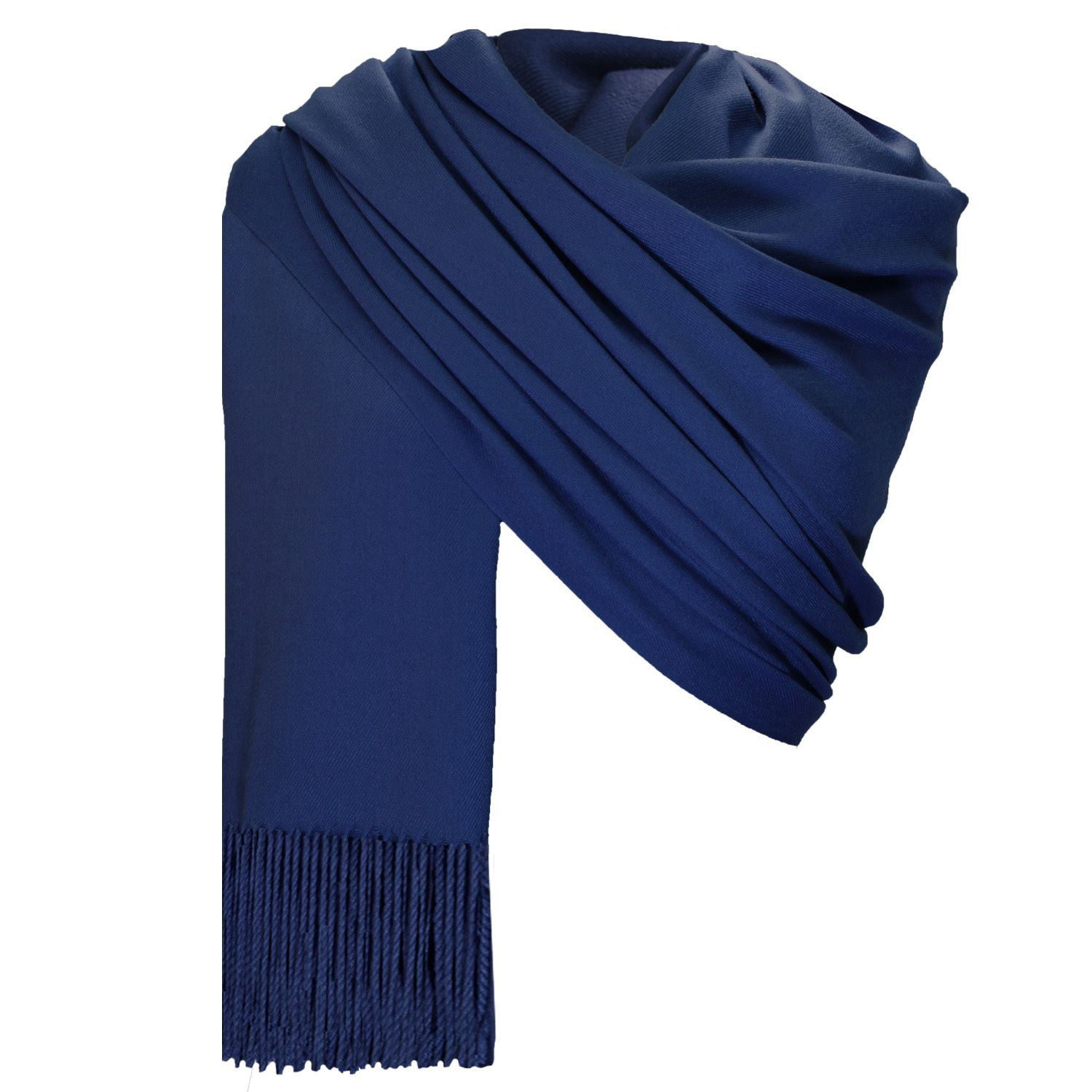 Royal Blue Pashmina Shawl with a Softer than Cashmere Feel 2
