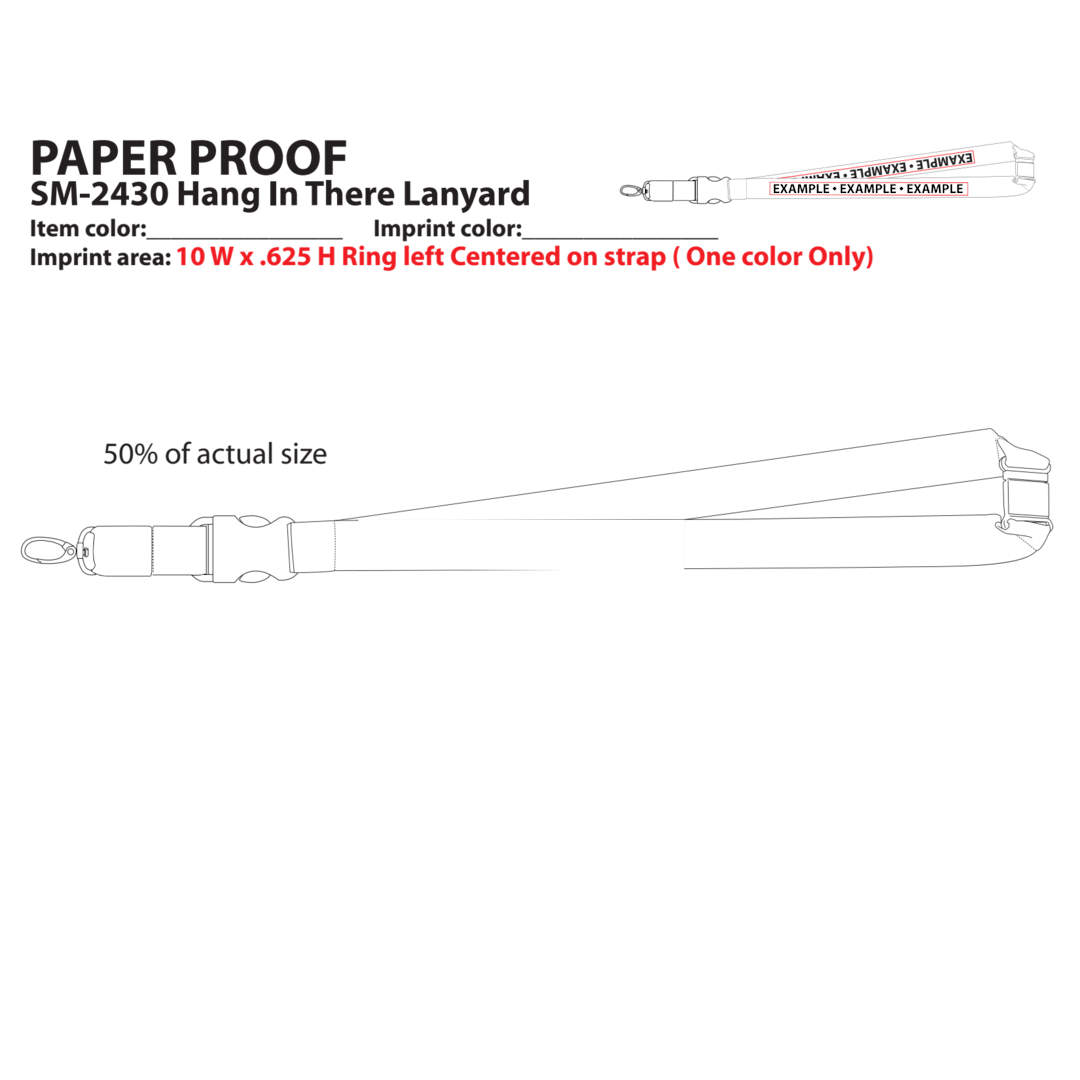 Hang In There Lanyard 260