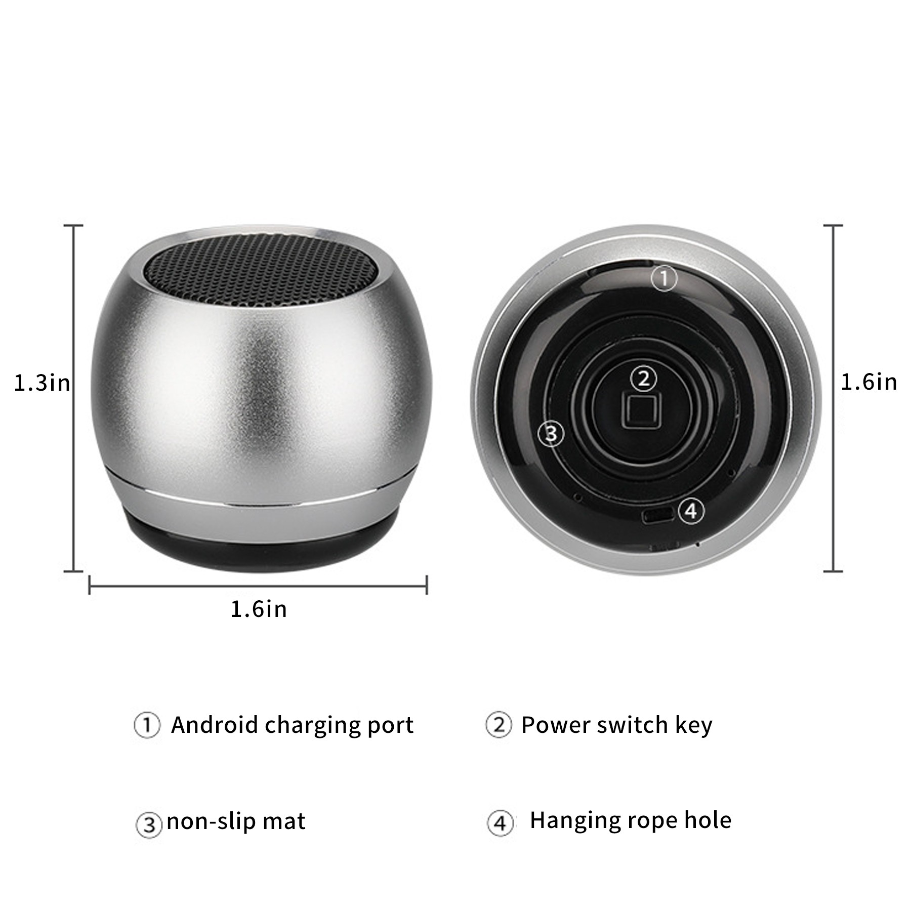 U3 Metal Bluetooth Speaker 4