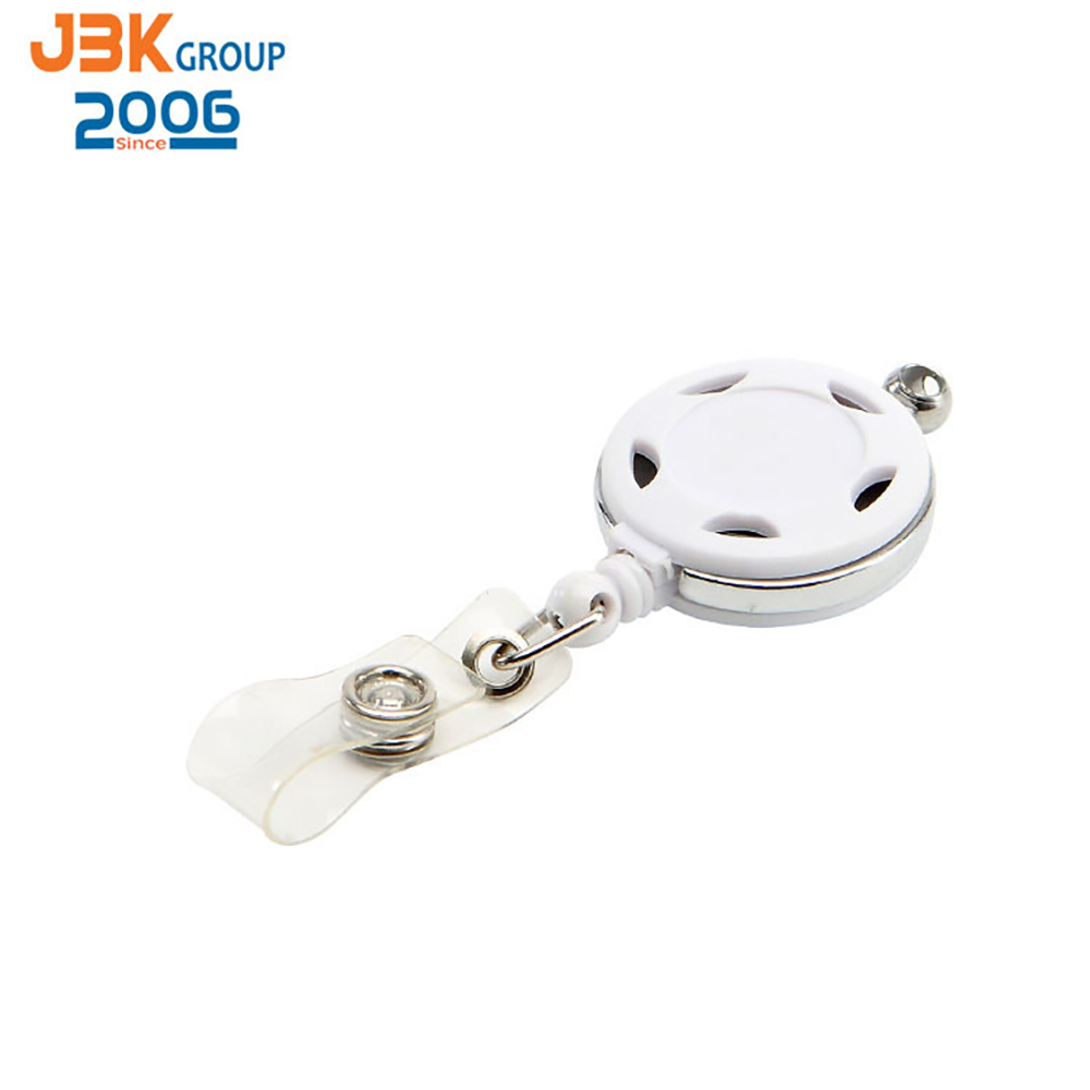 Metal Frame Round Badge Reel Holder w/ Belt clip 8