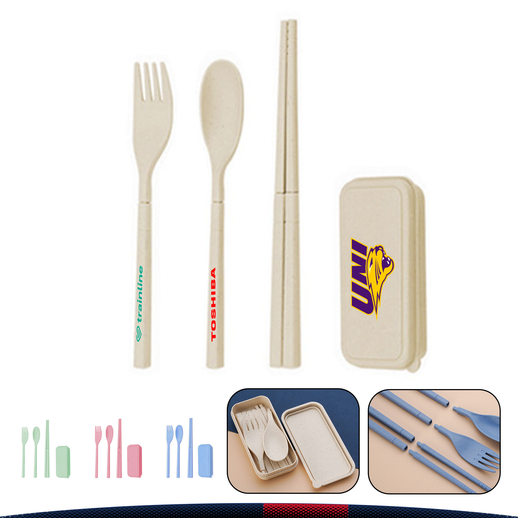 Cleano Portable Cutlery Set 6